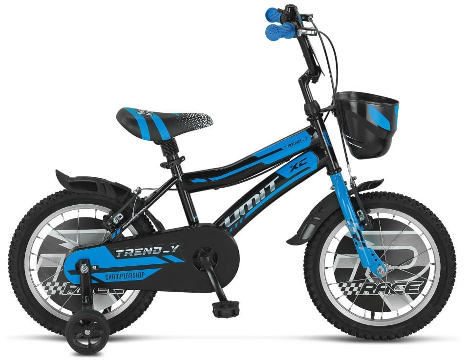 Ümit Trend Y - 14 Jant Sepetli Çocuk Bisikleti Siyah Mavi