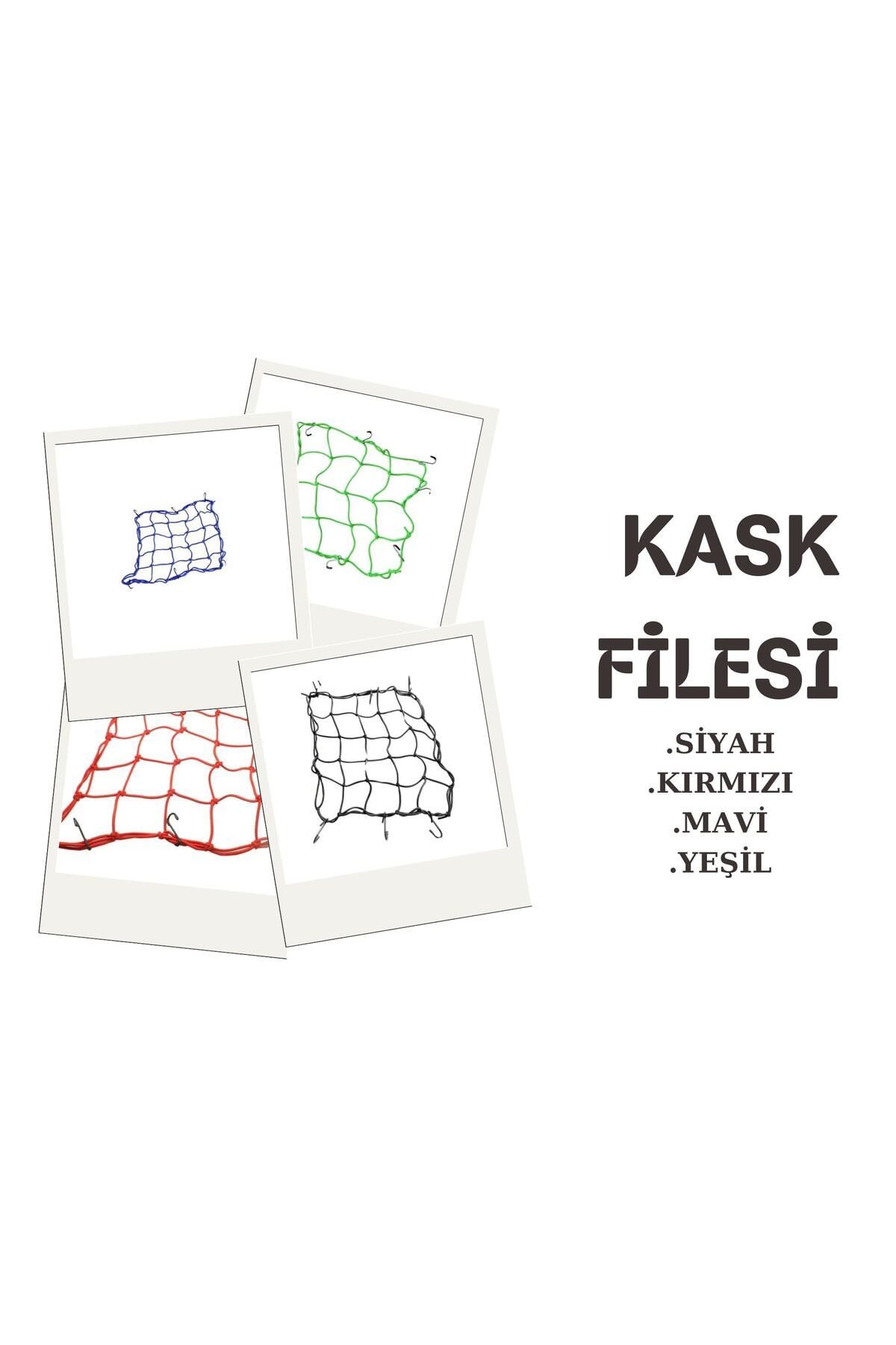 Motorsiklet Kask Filesi Kancalı