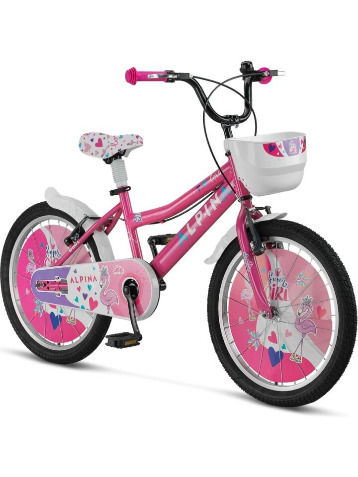 Ümit Alpina 20 Jant Çocuk Bisikleti Pembe Renk 2026 Sezon