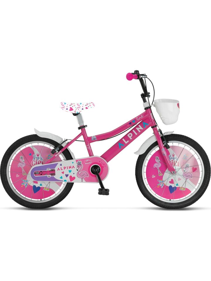 Ümit Alpina 20 Jant Çocuk Bisikleti Pembe Renk 2026 Sezon