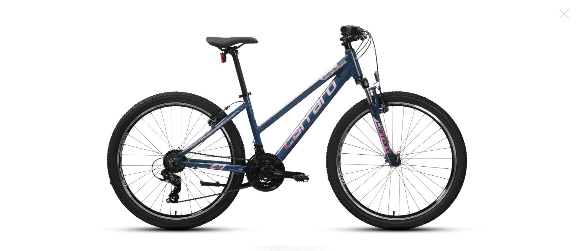 CARRARO FORCE 601 DAĞ BİSİKLETİ 26 JANT 21 VİTES V FREN 38 KADRO LACİVERT PEMBE BEYAZ 2026 YENİ SEZON