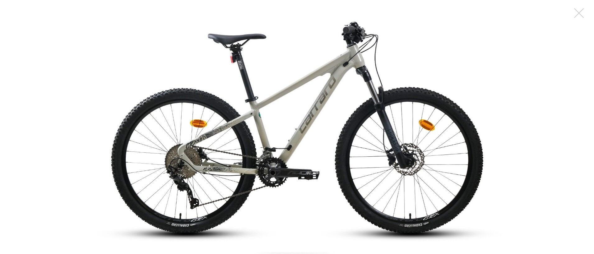 CARRARO CRX 720 DAĞ BİSİKLETİ 27,5 JANT 40 KADRO 20 VİTES HİDROLİK FREN KIZIL GÜMÜŞ BORDO 2026 YENİ SEZON