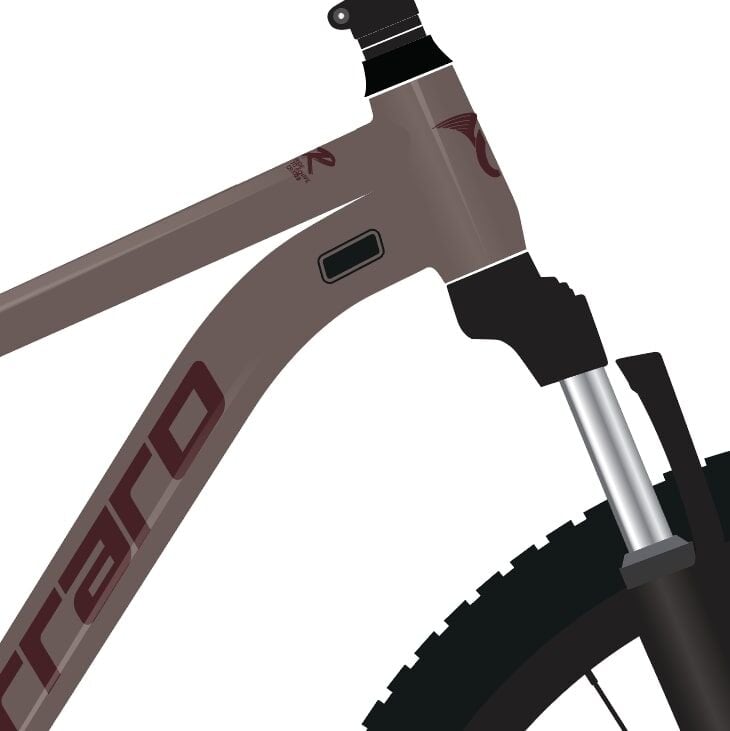 CARRARO CRX 720 DAĞ BİSİKLETİ 27,5 JANT 40 KADRO 20 VİTES HİDROLİK FREN KIZIL GÜMÜŞ BORDO 2026 YENİ SEZON