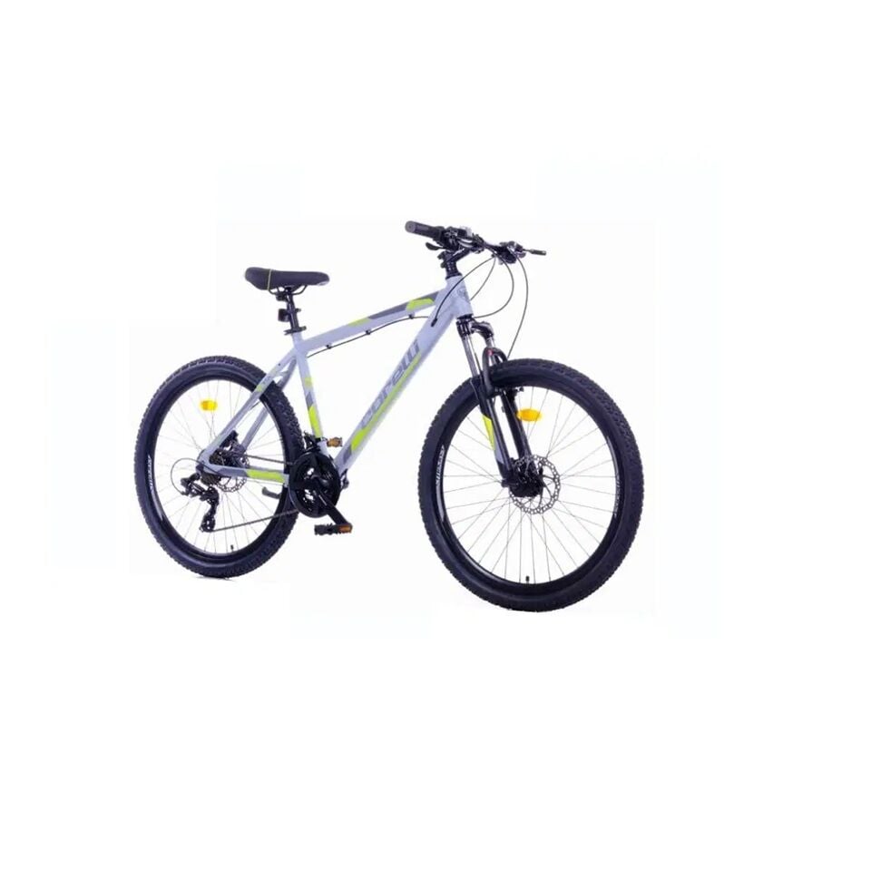 Corelli Via 5.1 - 27,5 Jant 18'' Kadro 21 Vites Hidrolik Fren Dağ Bisikleti - Gri / Yeşil Gri